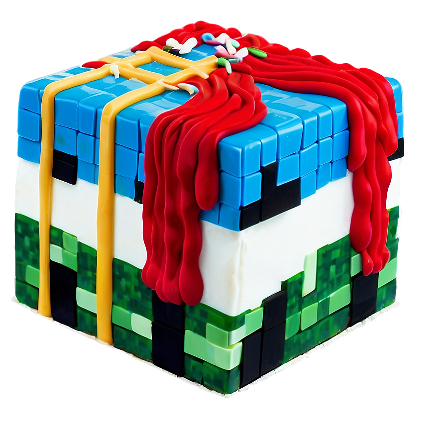 Minecraft Cake Red Velvet Png Hwd10