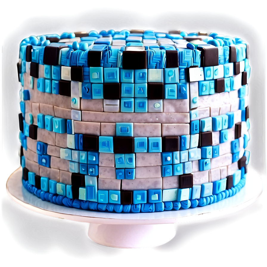 Minecraft Cake Simple Design Png Wep