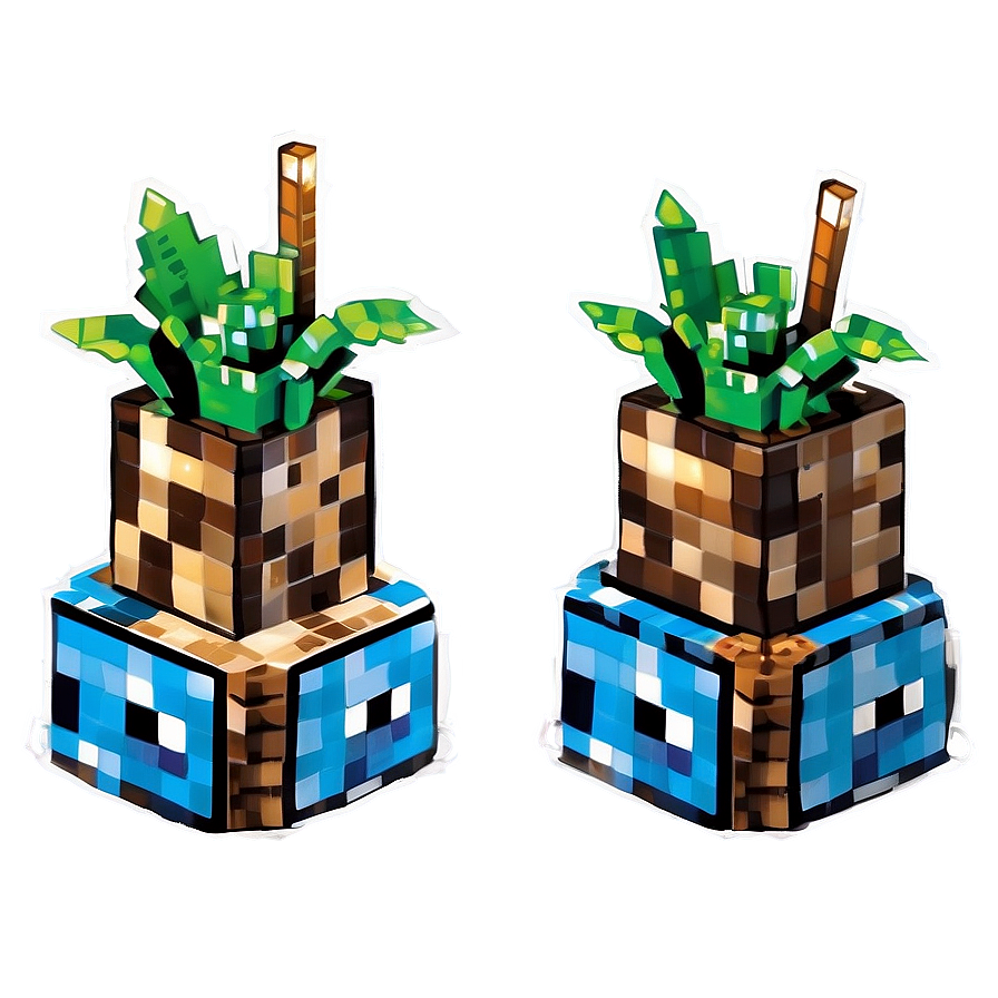 Minecraft Cake Toppers Png 06132024