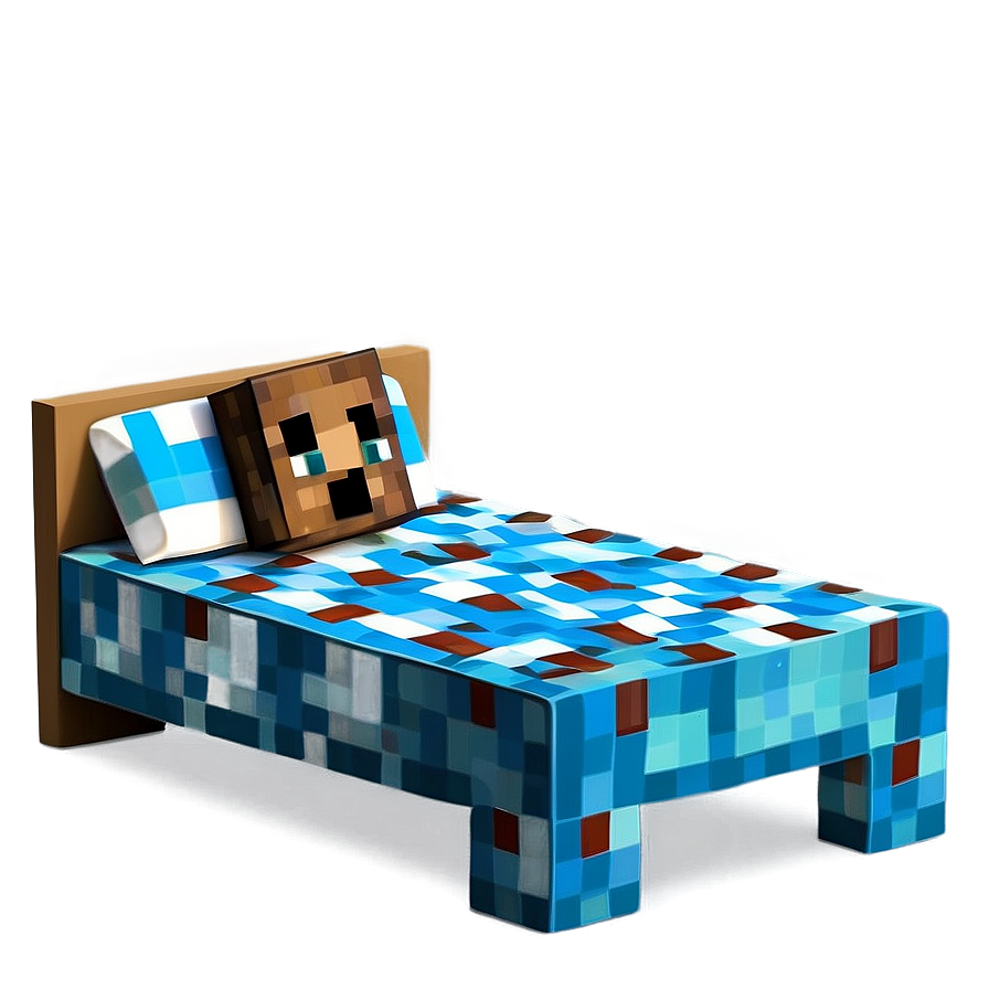 Minecraft Cartoon Bed Png Rod12