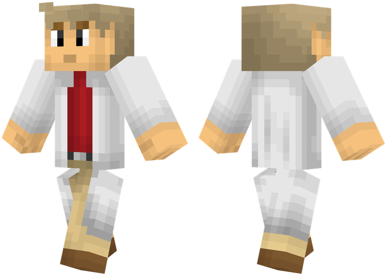 Minecraft Character Model Professor Look