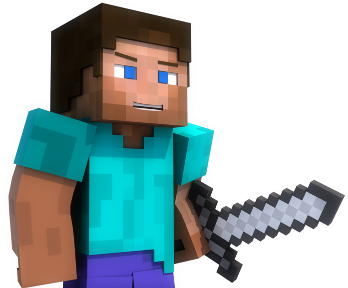 Minecraft Character With Sword