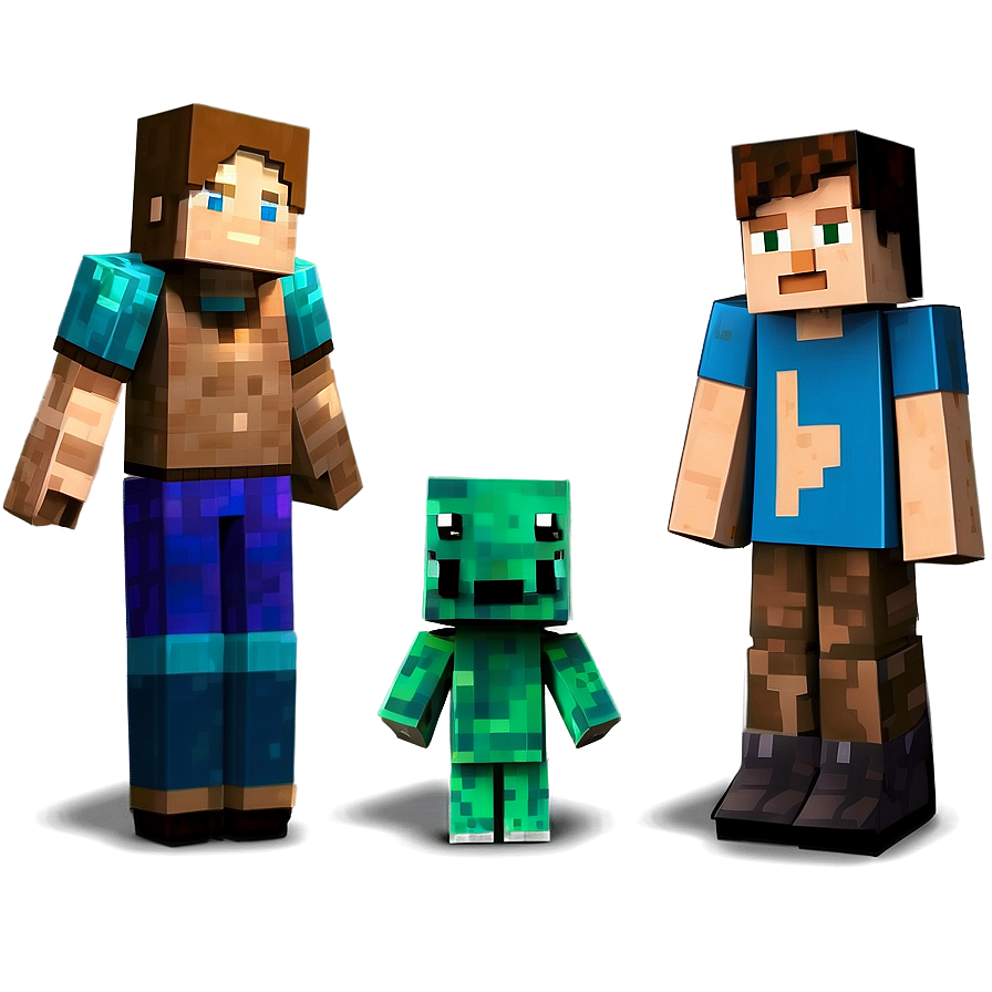 Minecraft Characters Clipart Png Fvj15