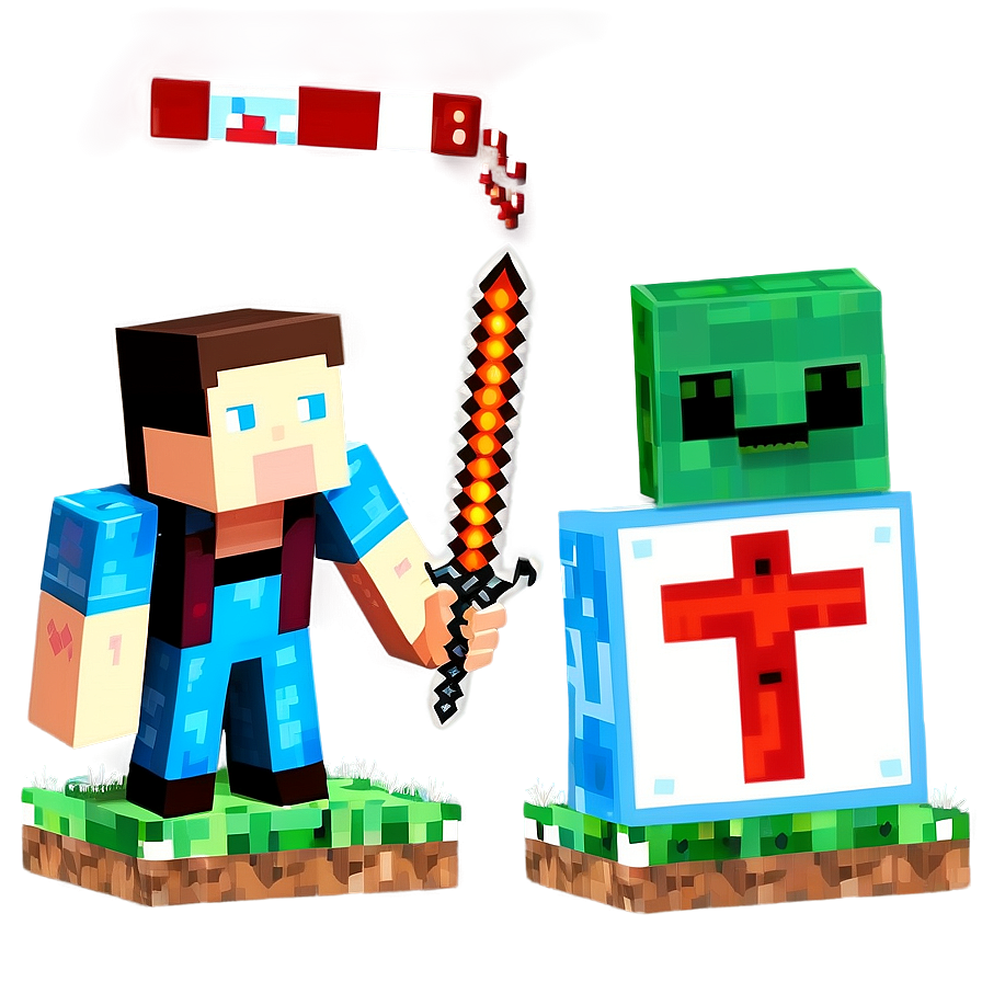 Minecraft Characters In Pixel Art Png Qrp43