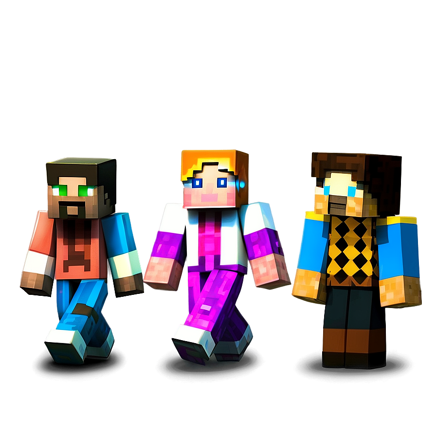 Minecraft Characters Pack Png Wsf88