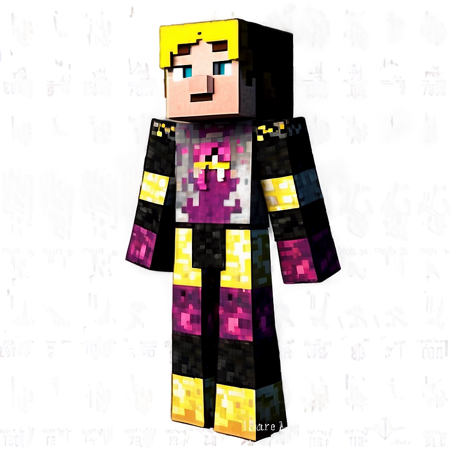 Minecraft Characters With Names Png 05252024