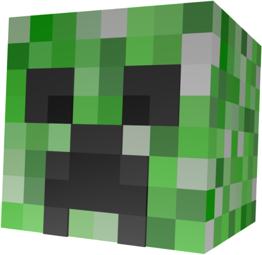 Minecraft Creeper Head Graphic