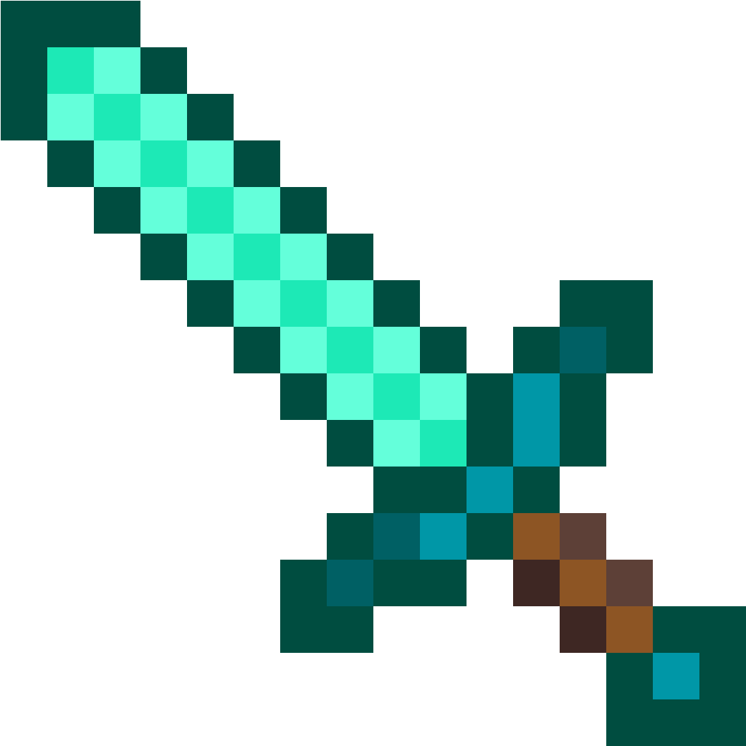 Minecraft Diamond Sword Graphic