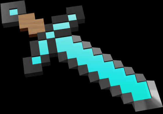 Minecraft Diamond Sword Graphic