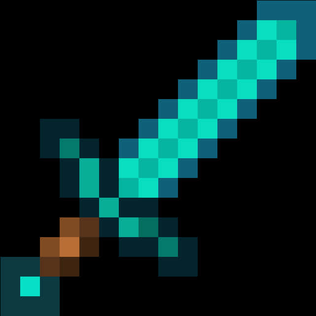 Minecraft Diamond Sword Icon