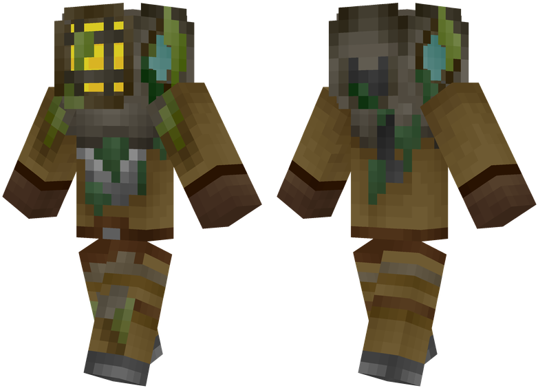 Minecraft Diver Skin Design