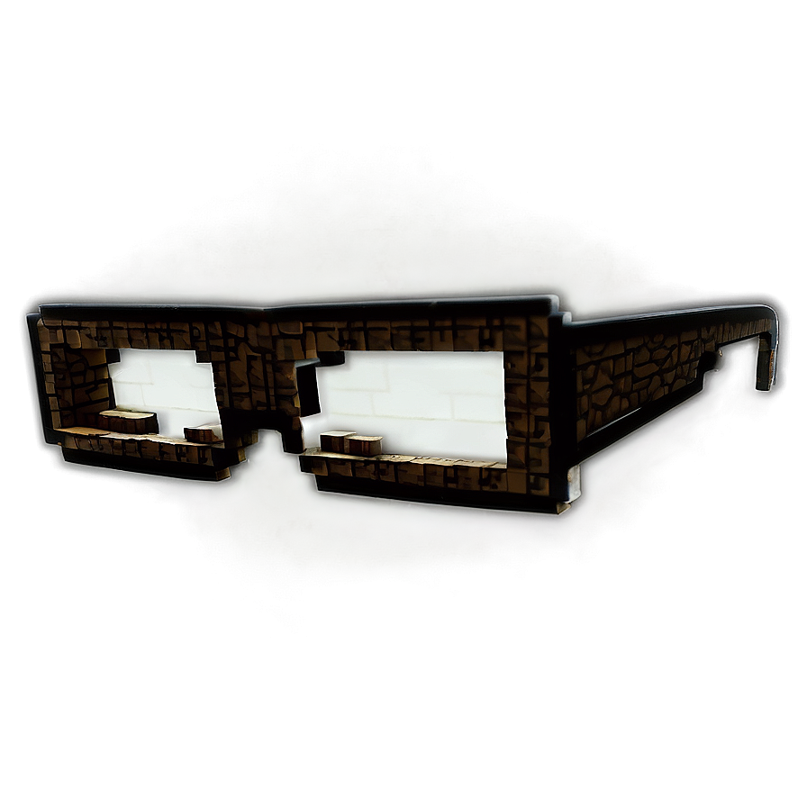 Minecraft Glasses For Reading Png Qdg