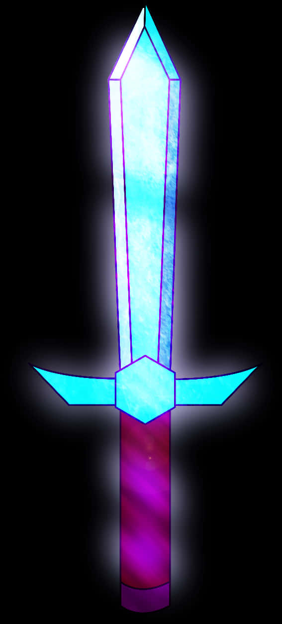 Minecraft Glowing Enchanted Sword