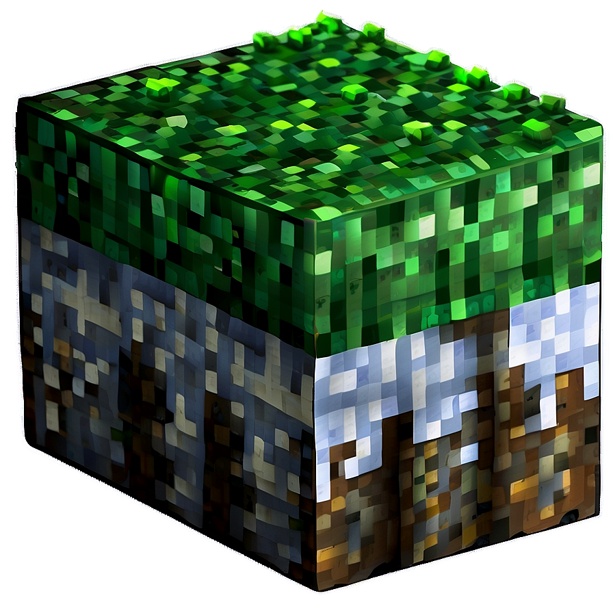 Minecraft Grass Block In Sunlight Png 91