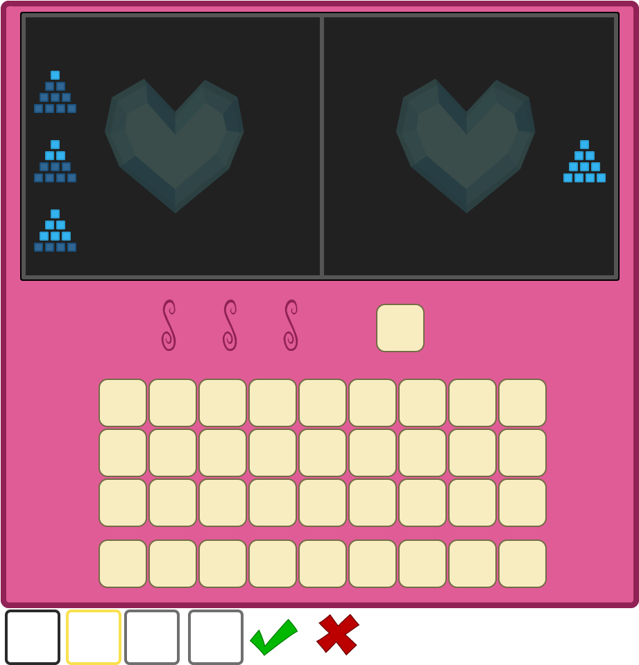 Minecraft Heart Game Interface