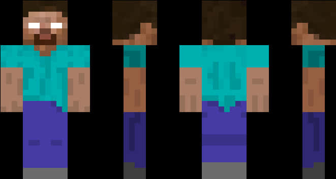 Minecraft Herobrine Character Evolution