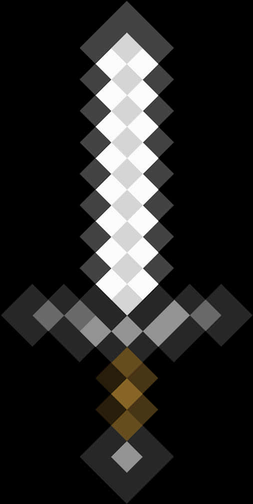 Minecraft Iron Sword Graphic