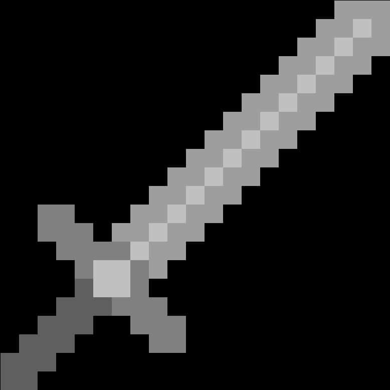 Minecraft Iron Sword Graphic