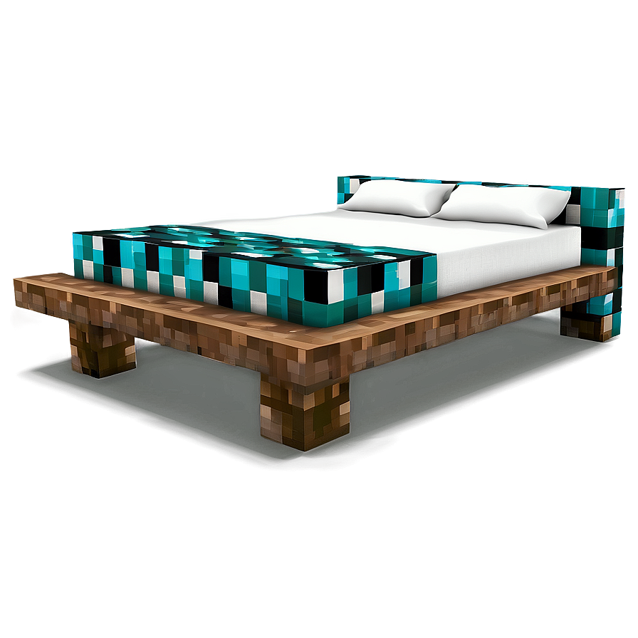 Minecraft Modern Bed Png 06122024