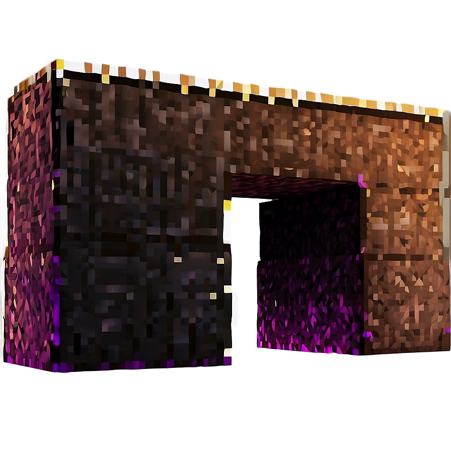 Minecraft Nether Portal Art Png Qon