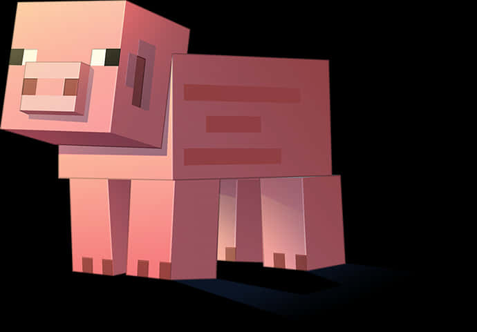 Minecraft Pig Character