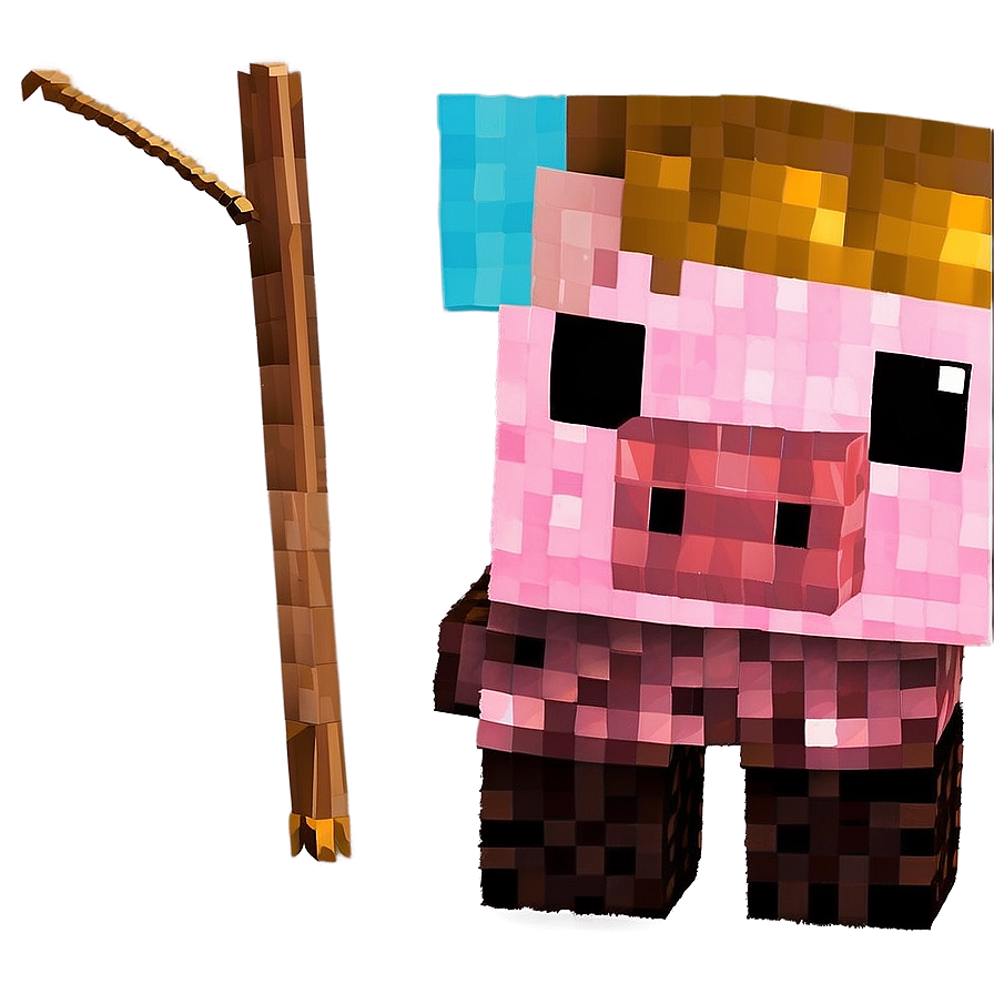 Minecraft Pig Character Png 80