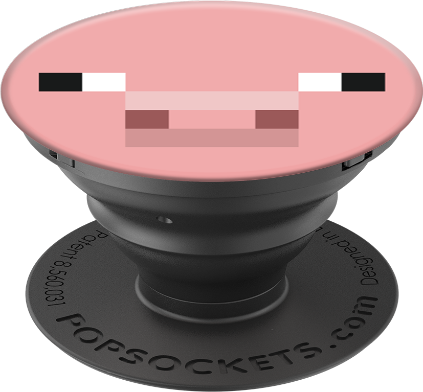 Minecraft Pig Pop Socket Design