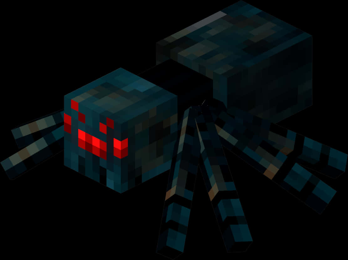 Minecraft_ Spider_ In_ Darkness