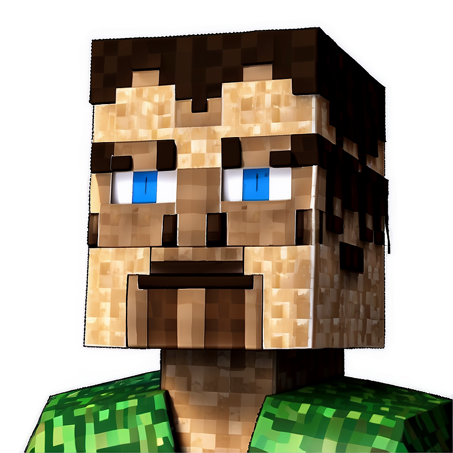 Minecraft Steve Head Model Png Dxx