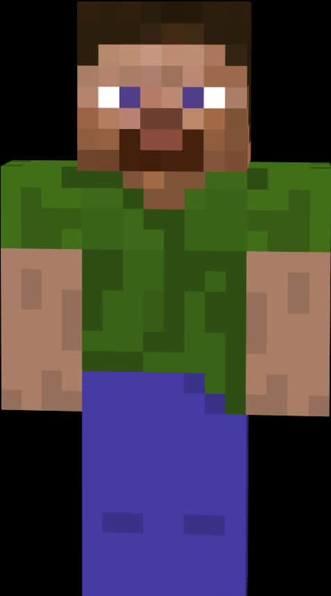 Minecraft_ Steve_ Pixel_ Art_ Portrait