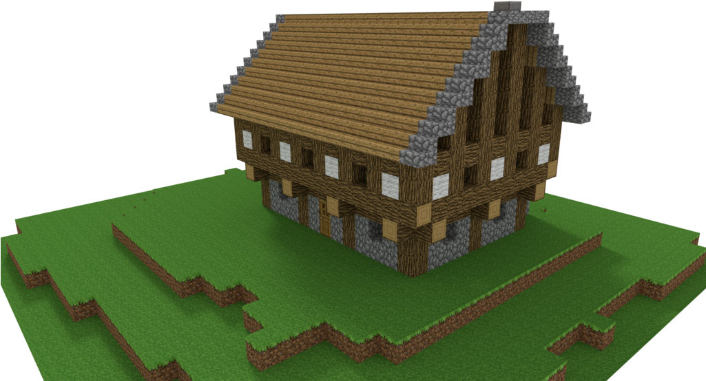 Minecraft Style Virtual Mansion Model