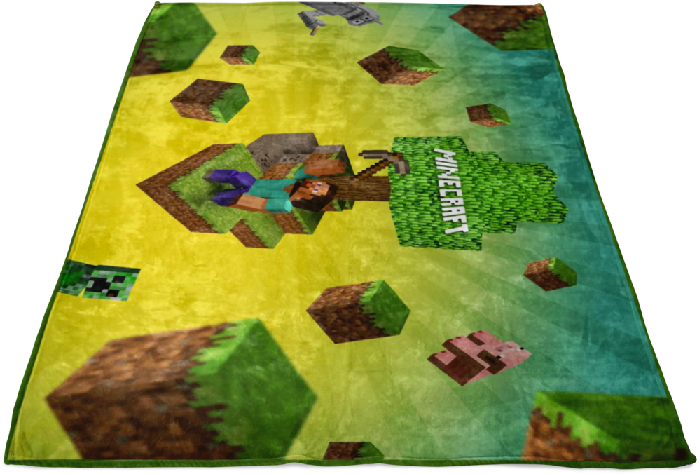 Minecraft Themed Blanket Design