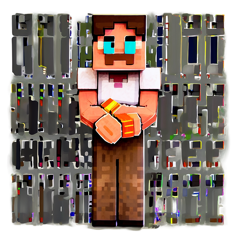 Minecraft Villager In Library Png Yjy9