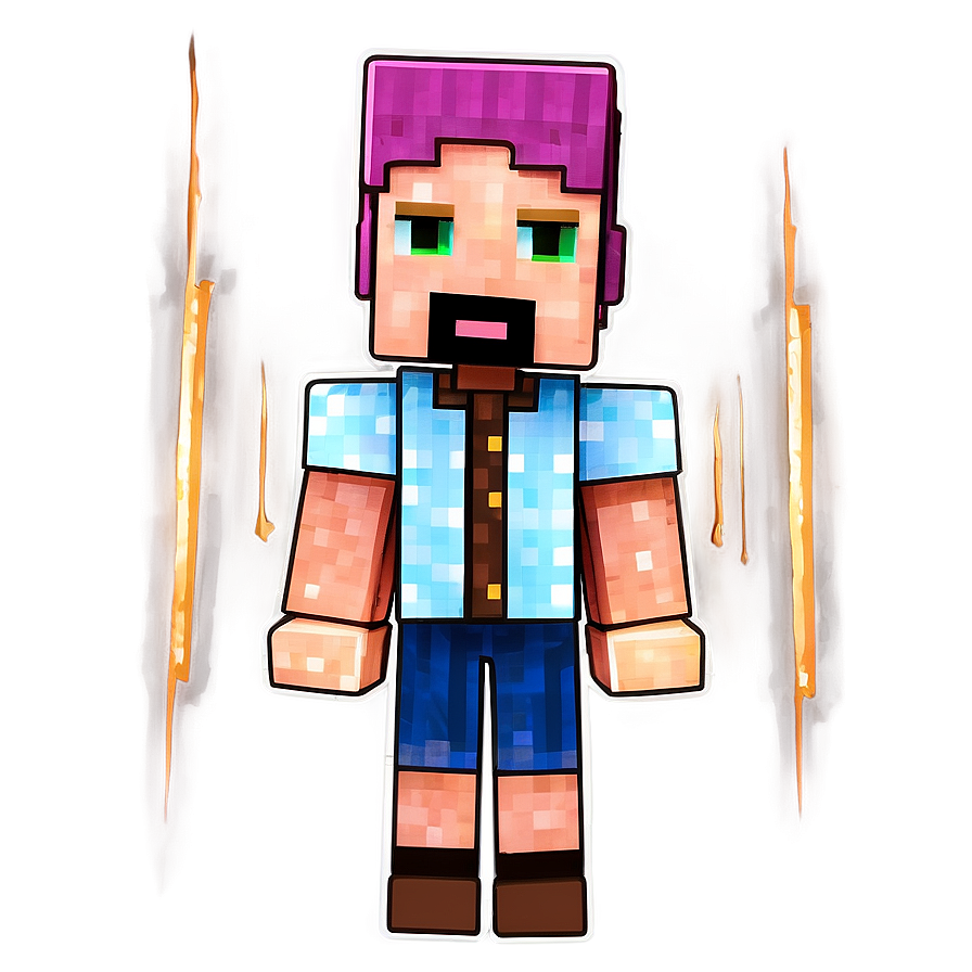 Minecraft Villager In Nether Png Mby