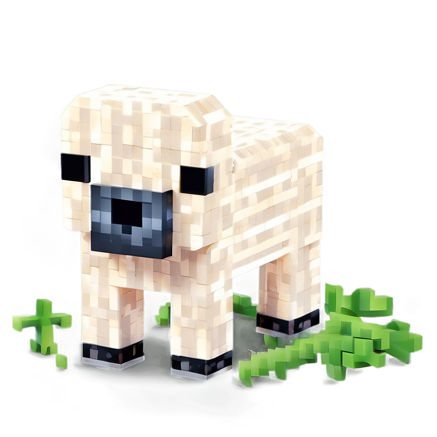 Minecraft Wool Animals Png 06282024