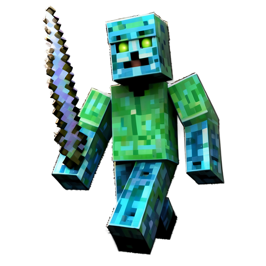 Minecraft Zombie Png Xce