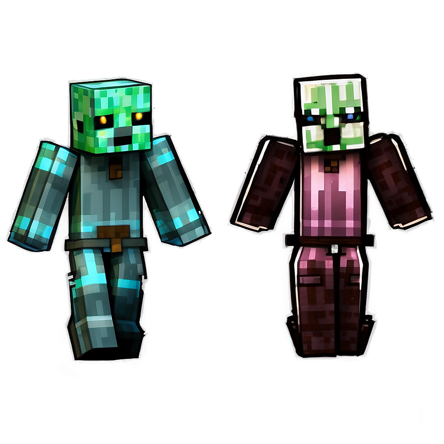 Minecraft Zombie Villager Png 06202024