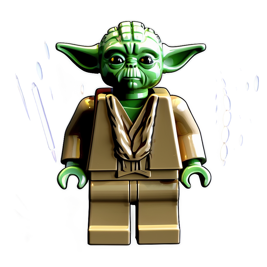 Mini Lego Yoda Collectible Png Muf