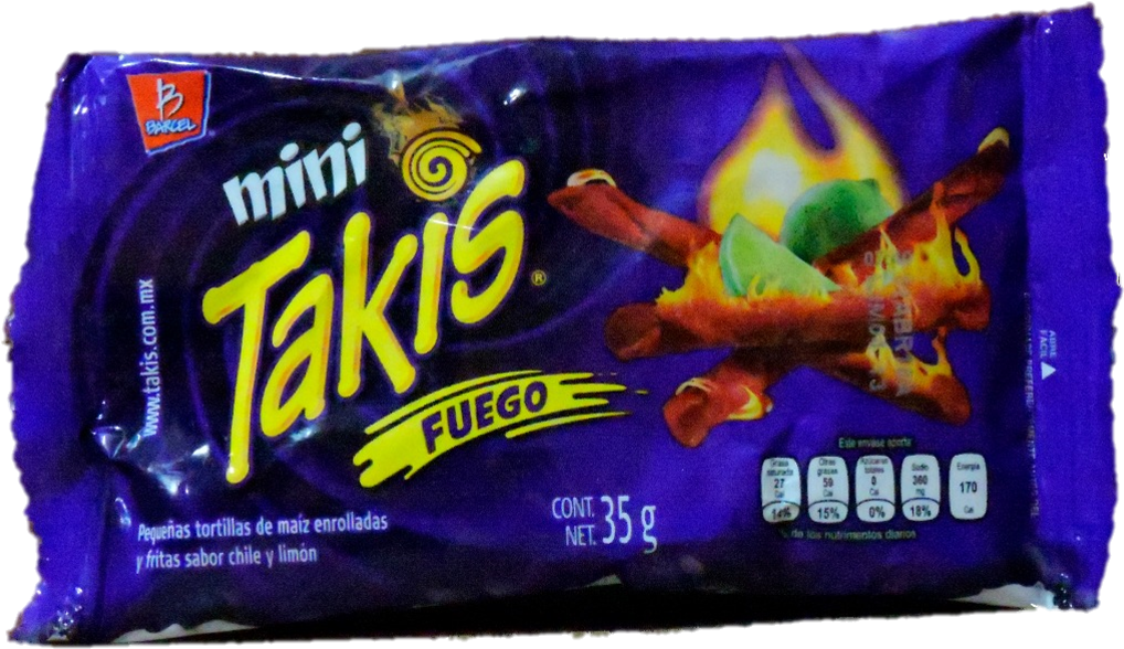 Mini Takis Fuego Snack Package