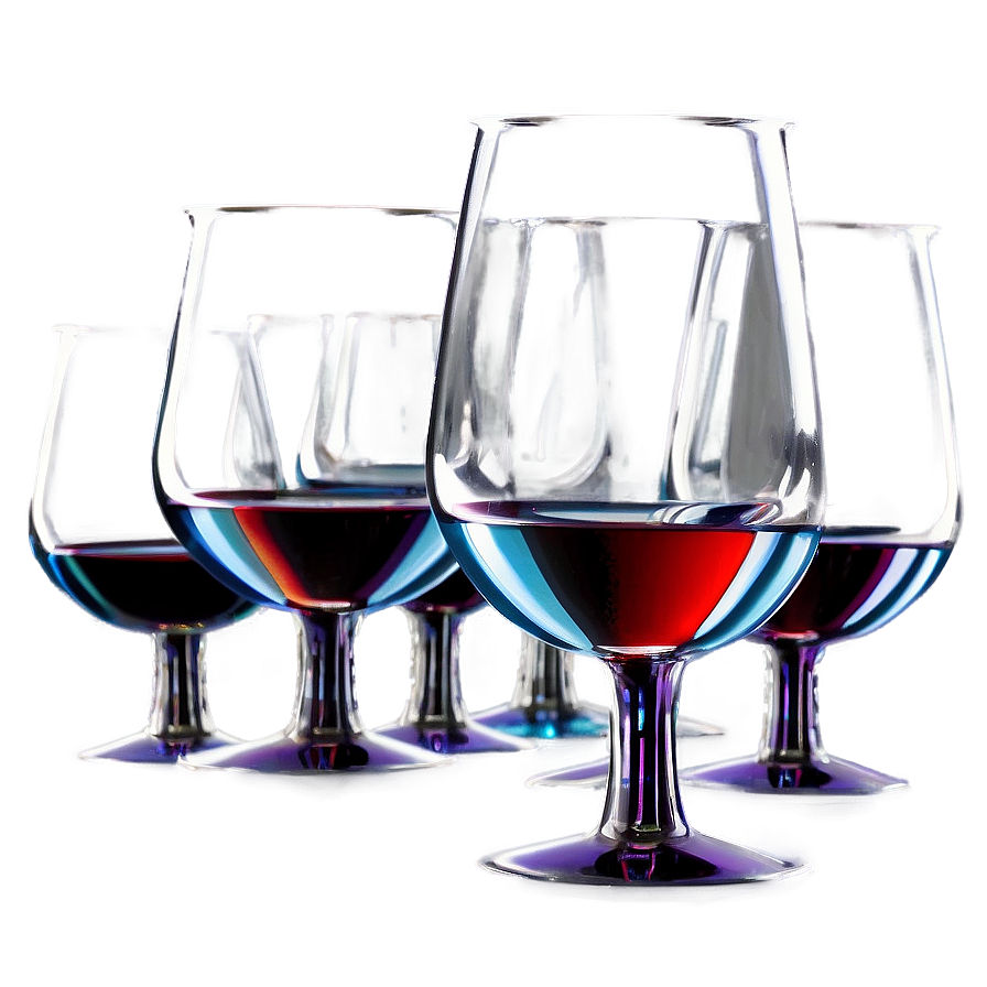 Mini Wine Tasting Glasses Png 06212024