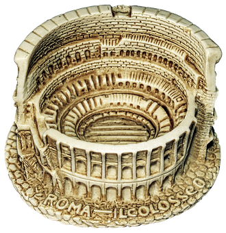 Miniature Colosseum Model