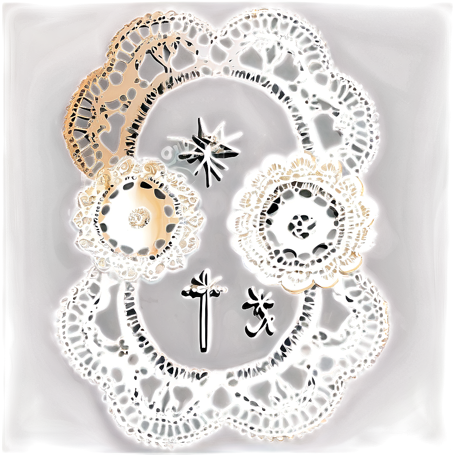 Miniature Doily Set Png 06122024