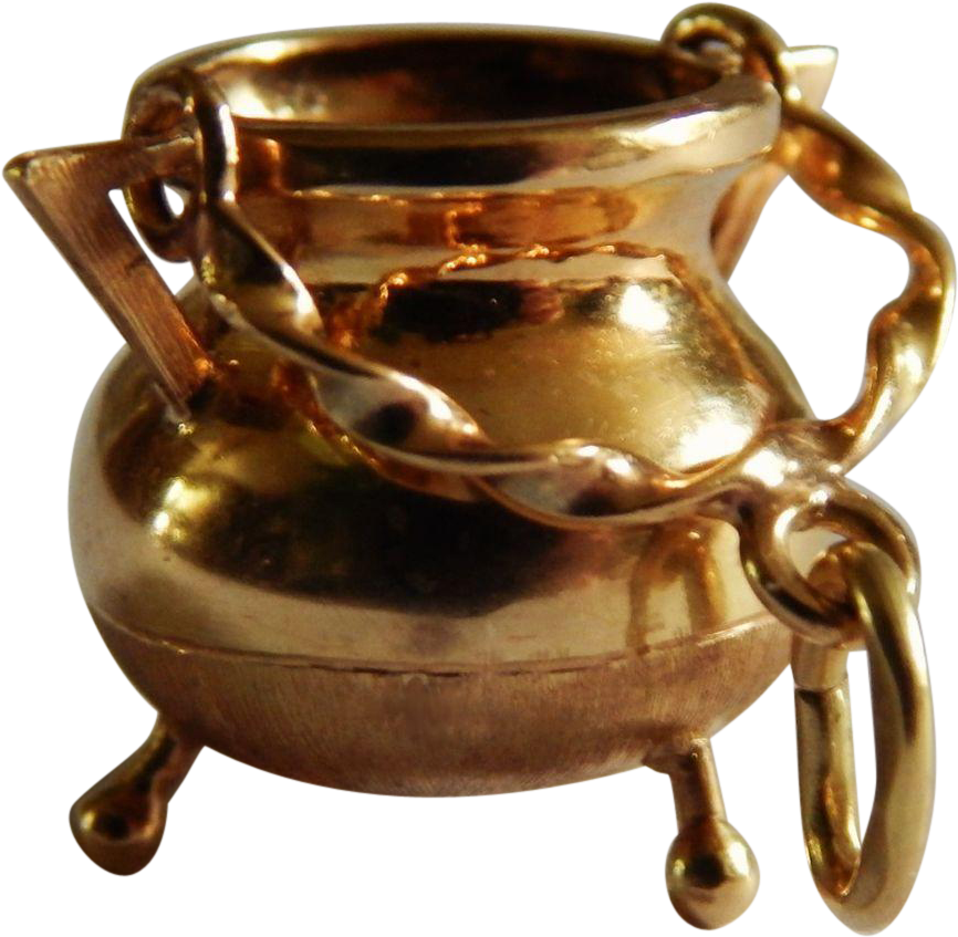 Miniature Golden Cauldron Image