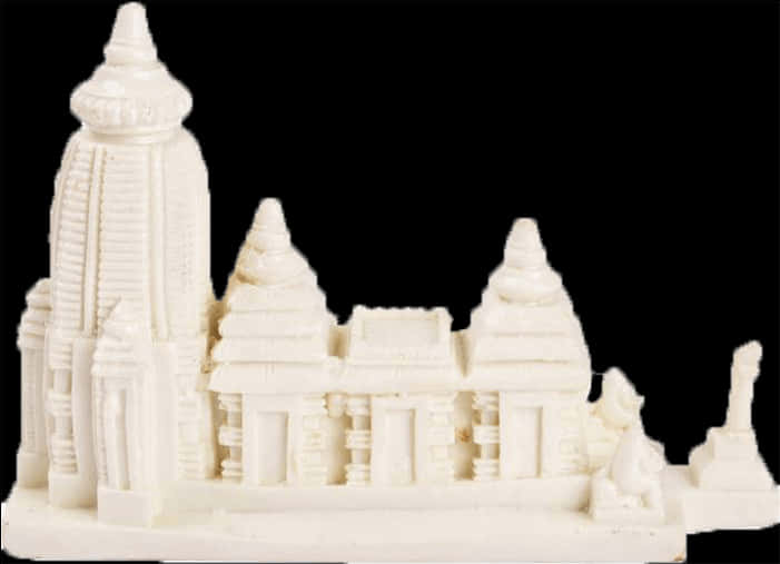 Miniature Hindu Temple Model