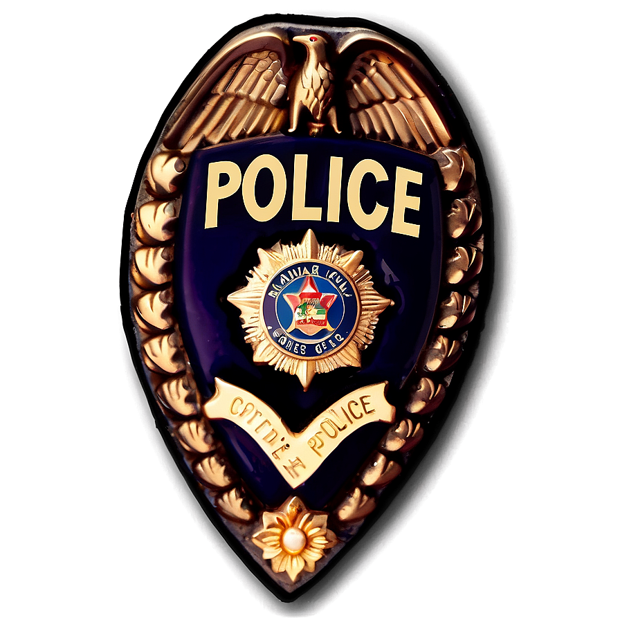 Miniature Police Badge Png 12