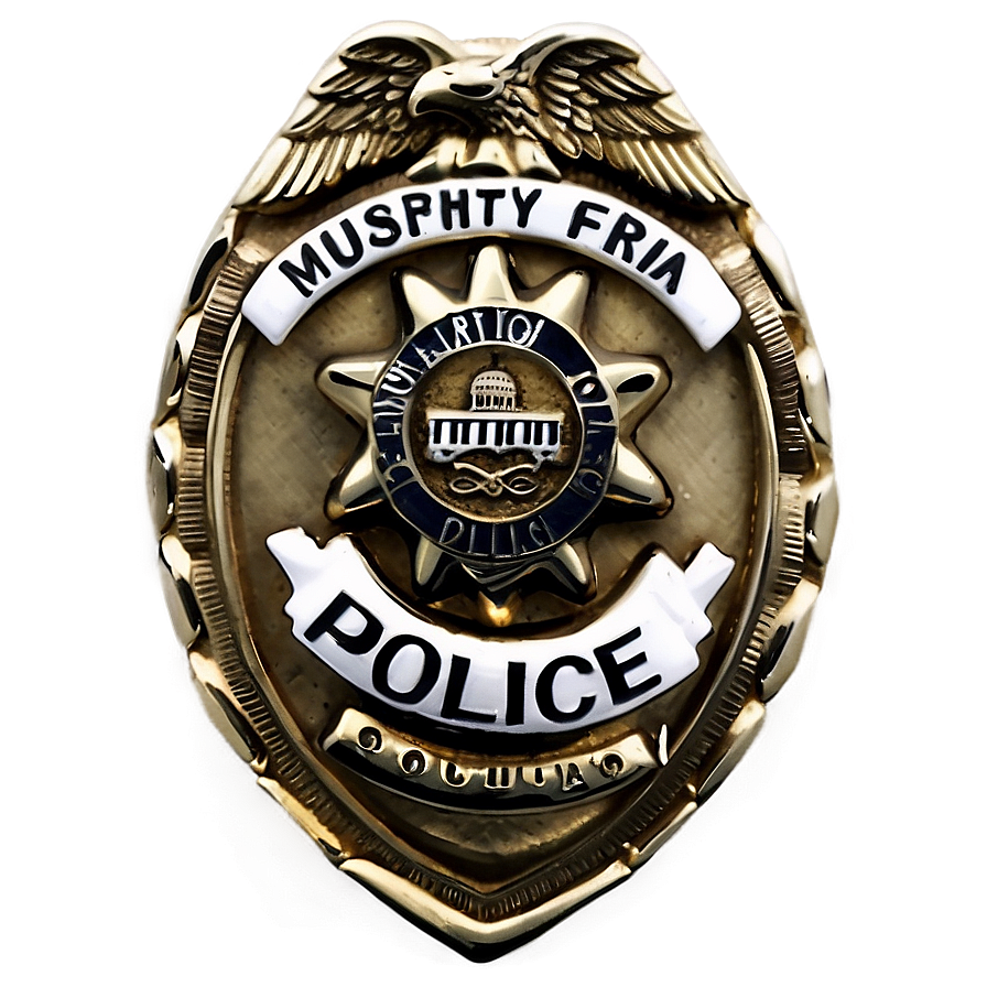 Miniature Police Badge Png Aub