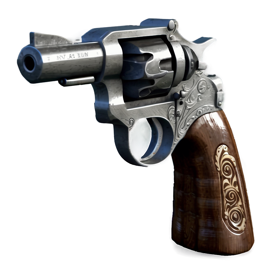 Miniature Revolver Model Png 46