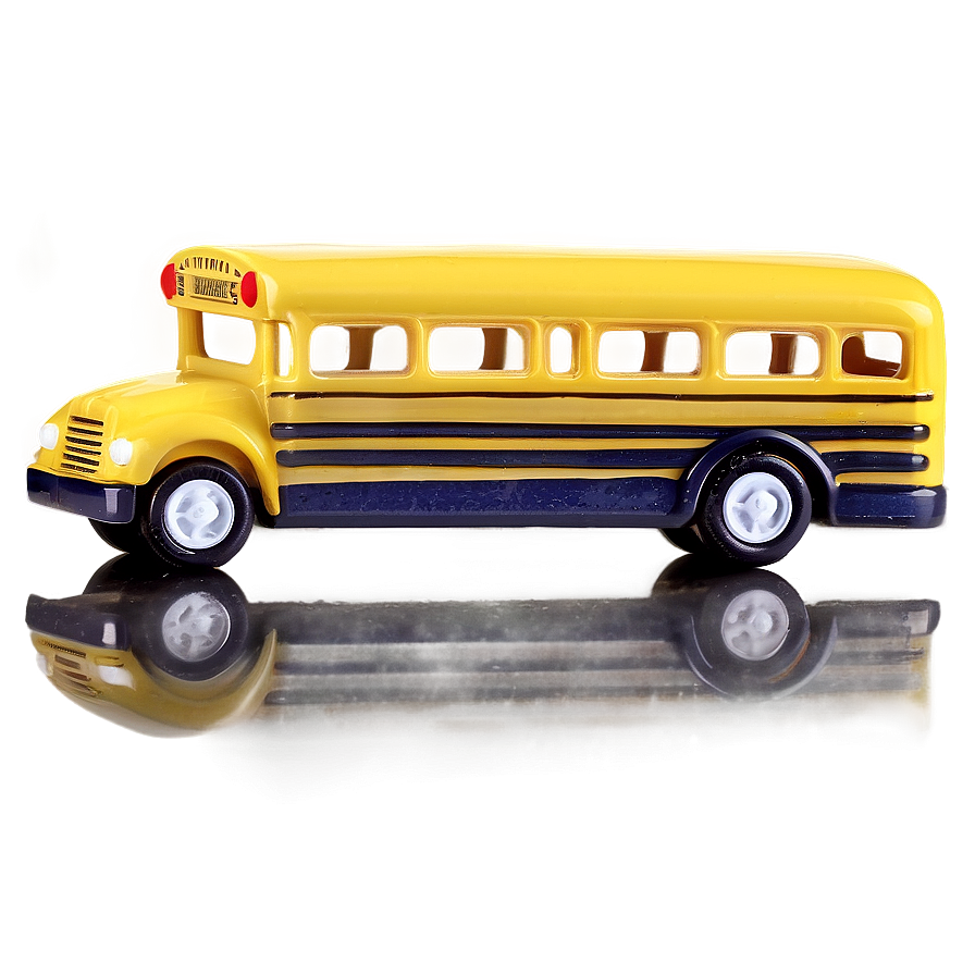 Miniature School Bus Toy Png 05242024