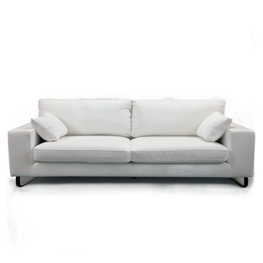 Minimal White Couch Png Qoy15