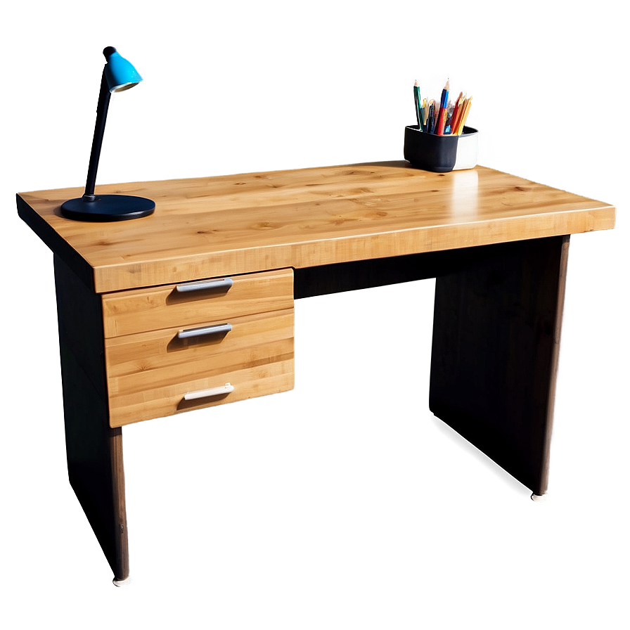 Minimal Wood Desk Png Yvb